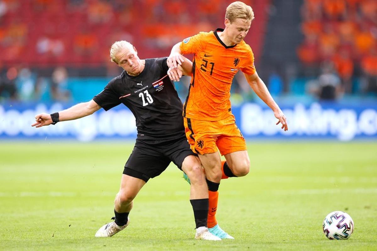 De Jong, en el choque ante Austria