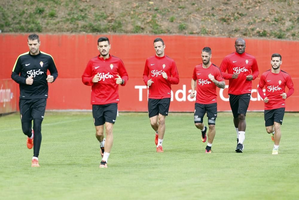 Entrenamiento del Sporting