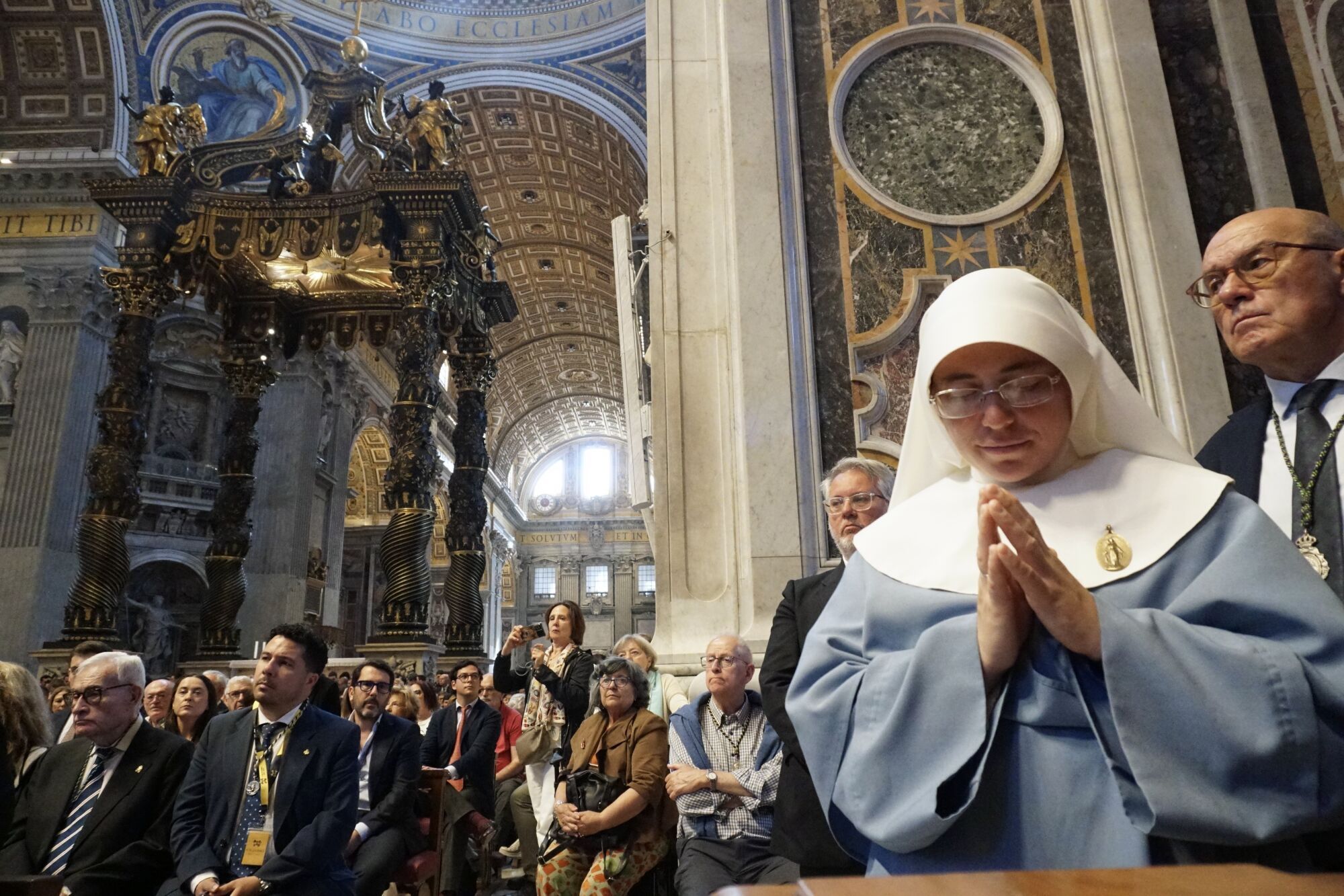 Fotos de la misa de las diócesis de la Esperanza y el Cachorro que abre el Jubileo de las Cofradías en Roma 