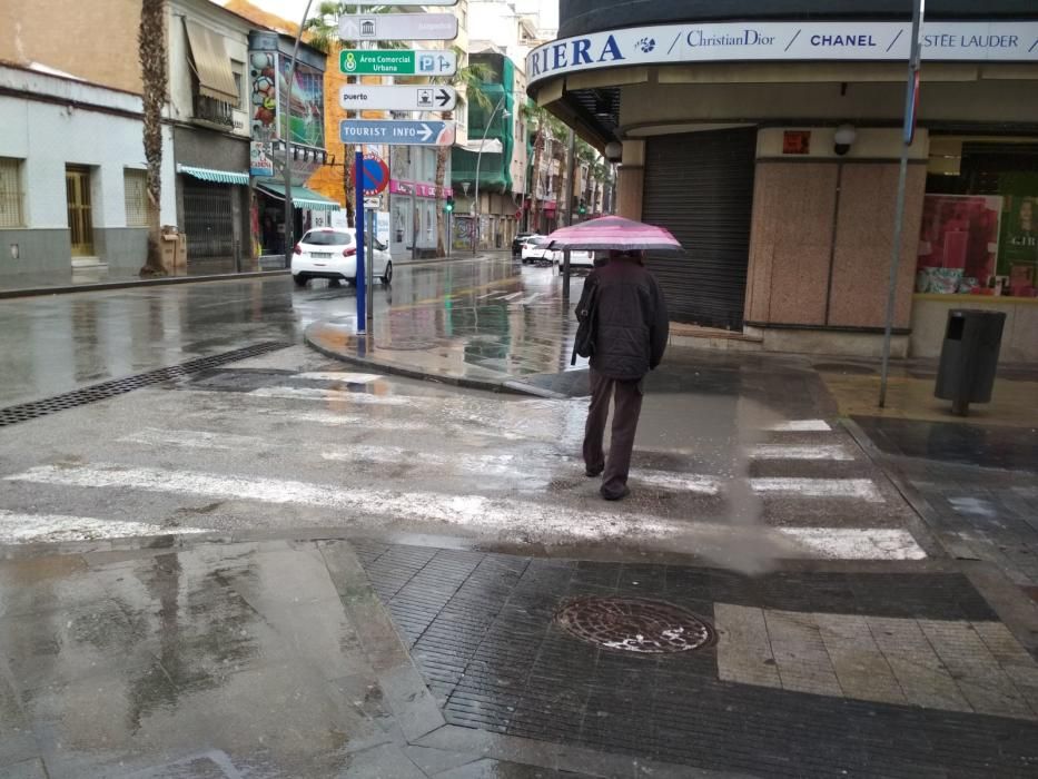 Las precipitaciones moderadas dejan hasta ocho litros por metro cuadrado en distintos puntos de la Vega Baja