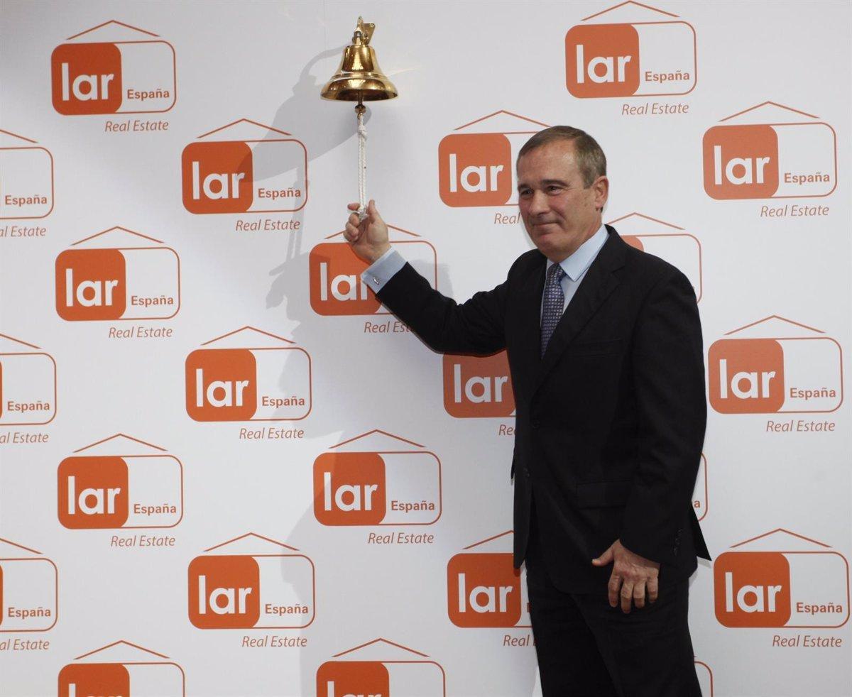 Jose Luis del Valle, presidente de Lar España, durante la salida a bolsa