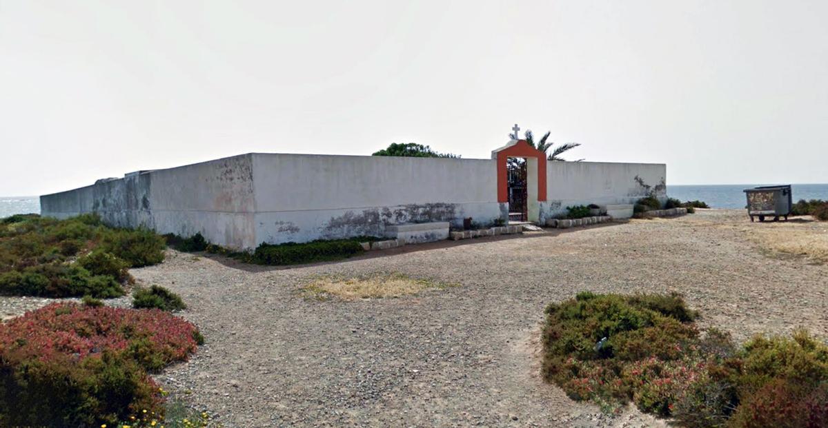 El cementerio de la isla.