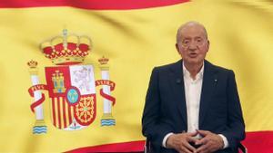 El rey Juan Carlos graba un vídeo para pedir a los jóvenes que apoyen a su hijo