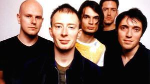 Radiohead en sus inicios. 
