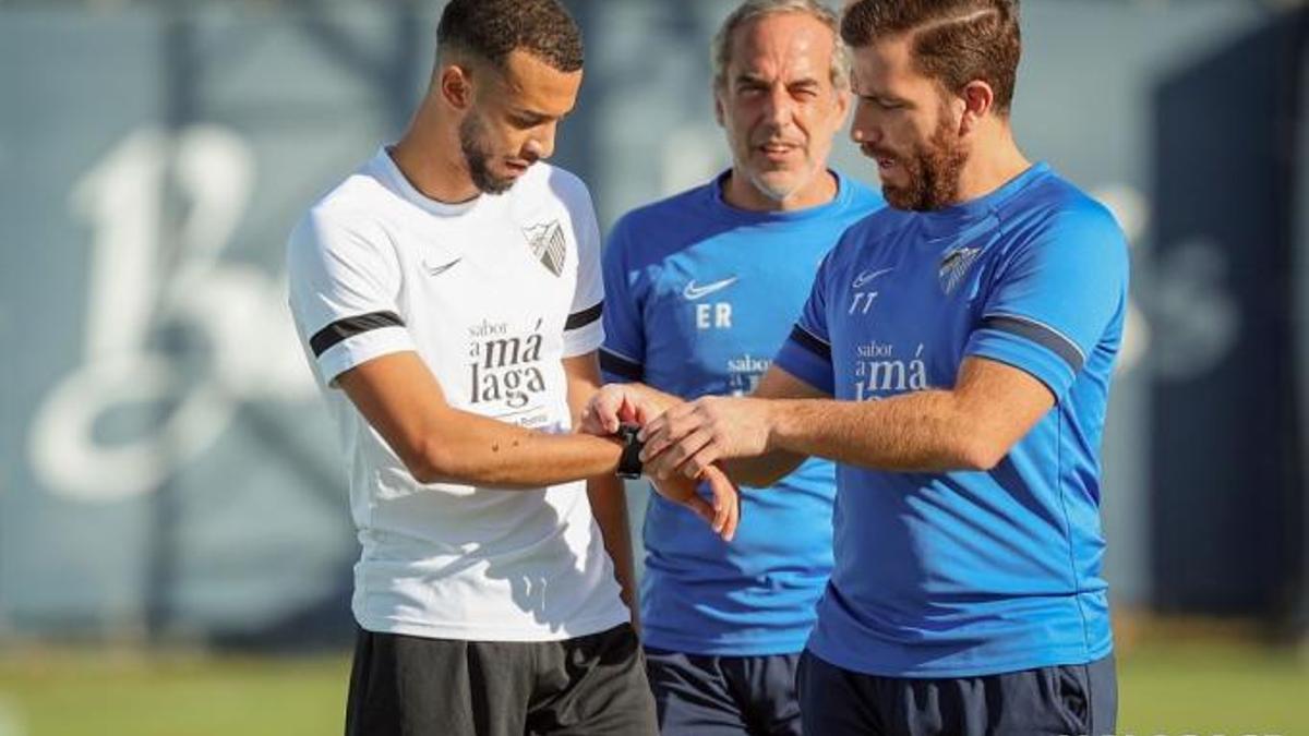 Hicham, durante un entrenamiento.