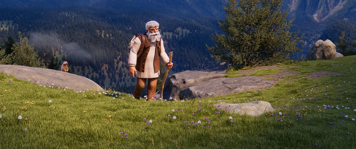 El Abuelo vuelve a la pantalla junto a Heidi.