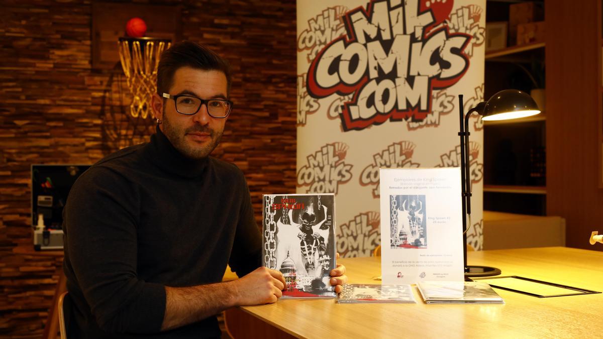Javier Fernández, este miércoles, en la presentación de la exposición sobre su carrera.