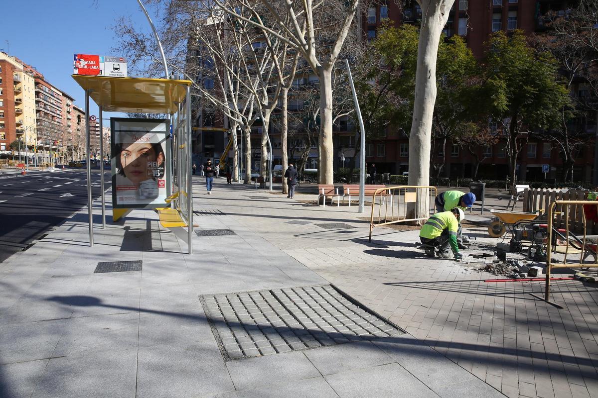 El nuevo tramo de Meridiana pacificada, a punto de estreno y sin verde