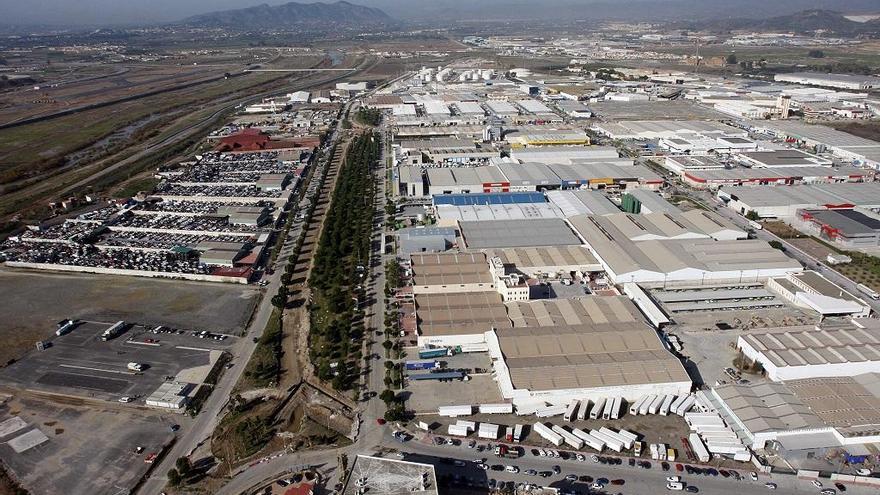 Vista aérea del Polígono Guadalhorce.