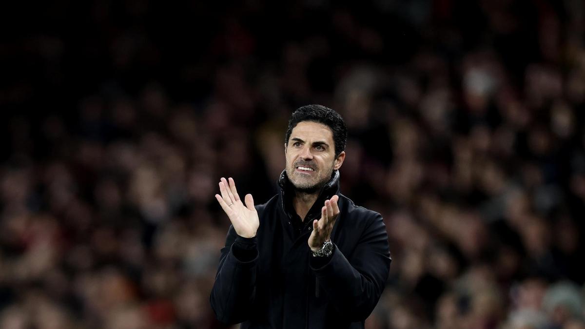Arteta, entrenador del Arsenal