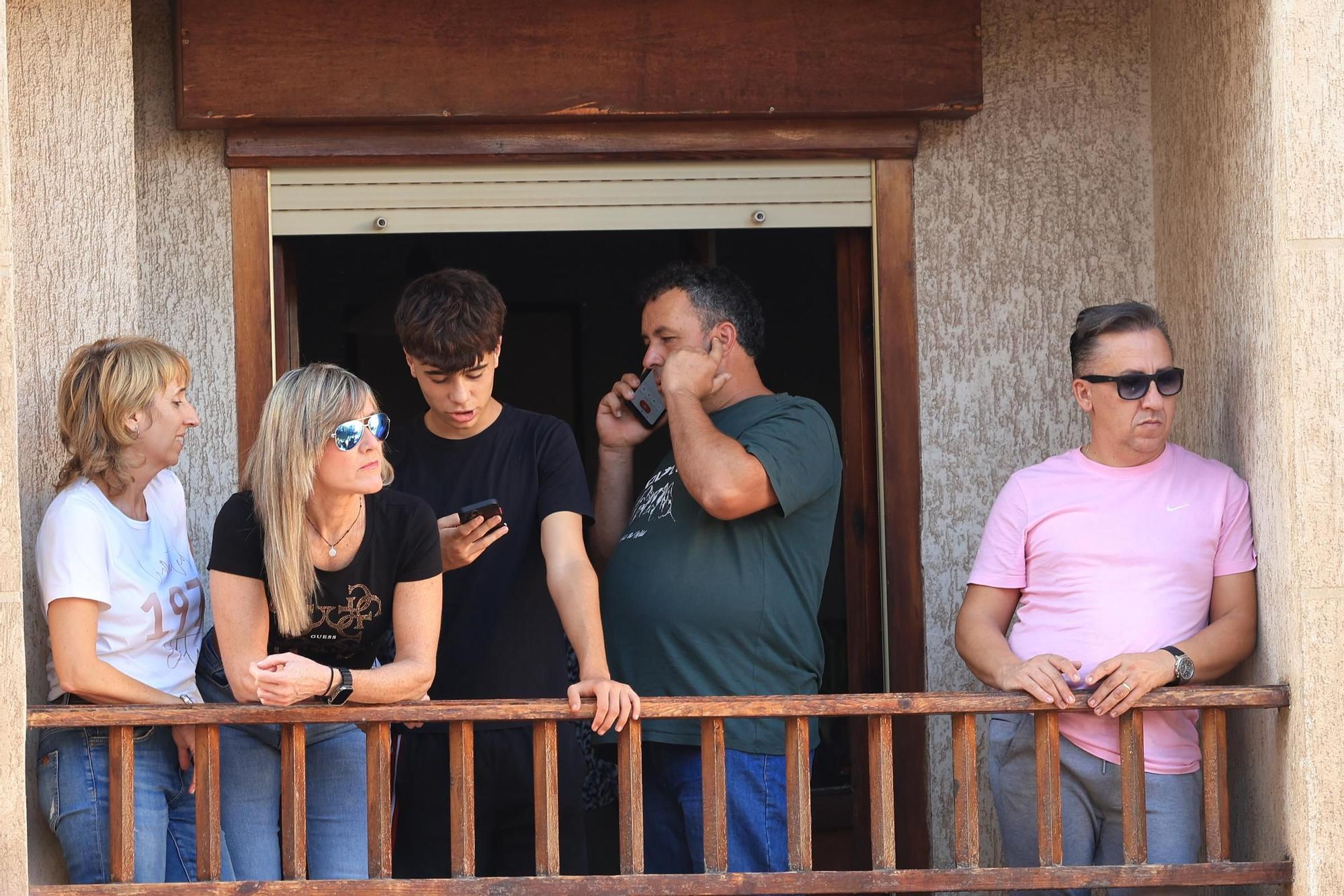 Las imágenes del primer encierro y de las exhibiciones taurinas de las fiestas de Almassora