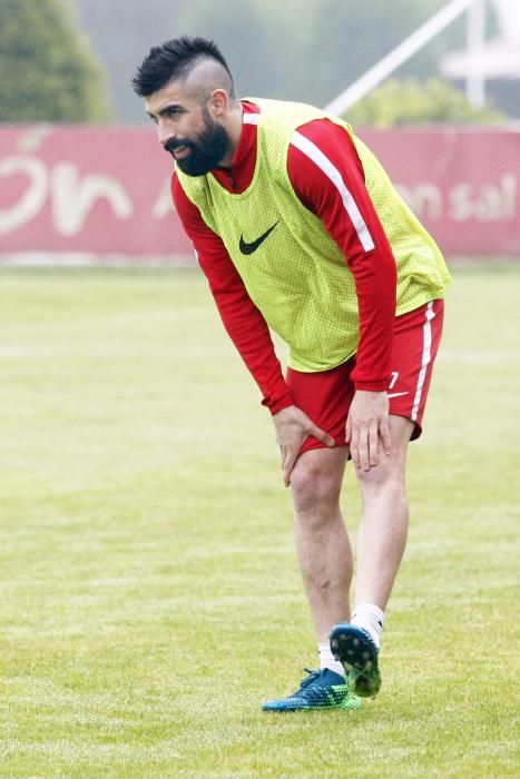 Entrenamiento del Real Sporting