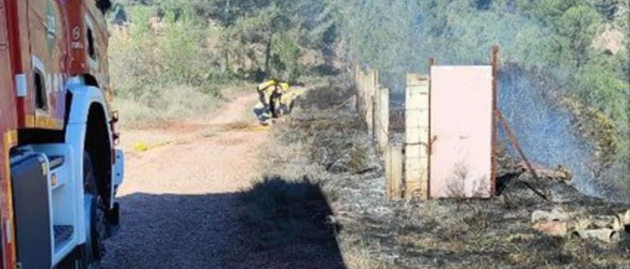 Tasques d’extinció del foc de Sallent | BOMBERS