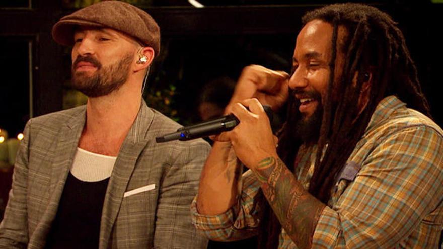 Gentleman y Ky-Mani Marley, en una actuación