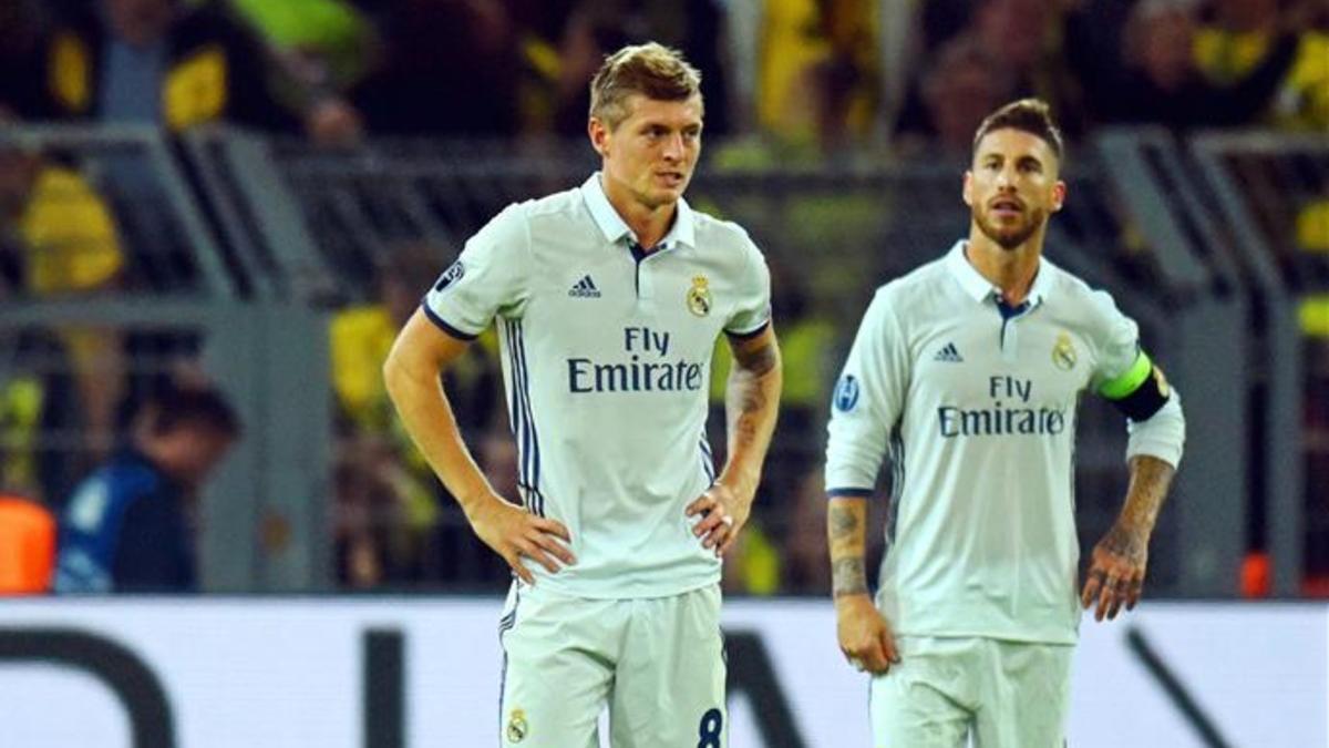 Kroos y Sergio Ramos apuntan al banquillo