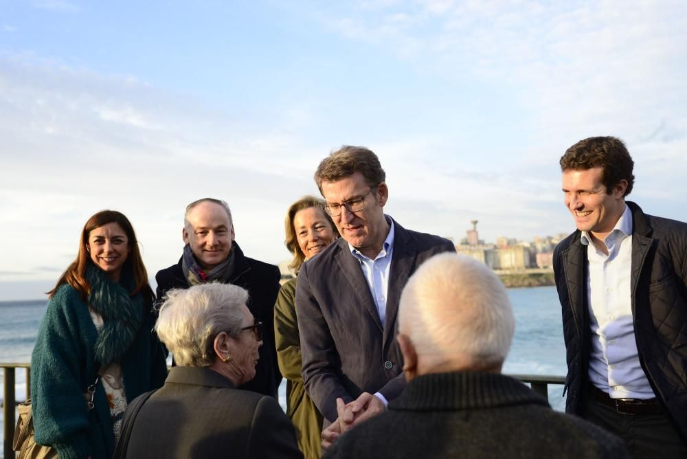 Visita de Pablo Casado a A Coruña