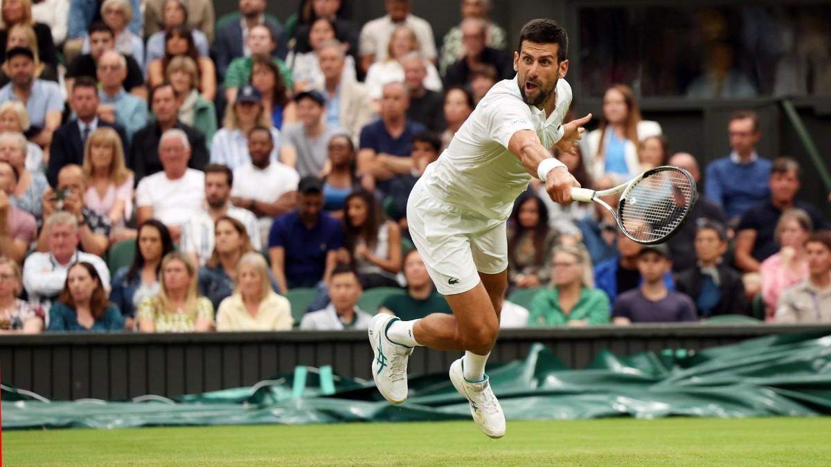 Novak Djokovic, en las semifinales de Wimbledon ante Sinner