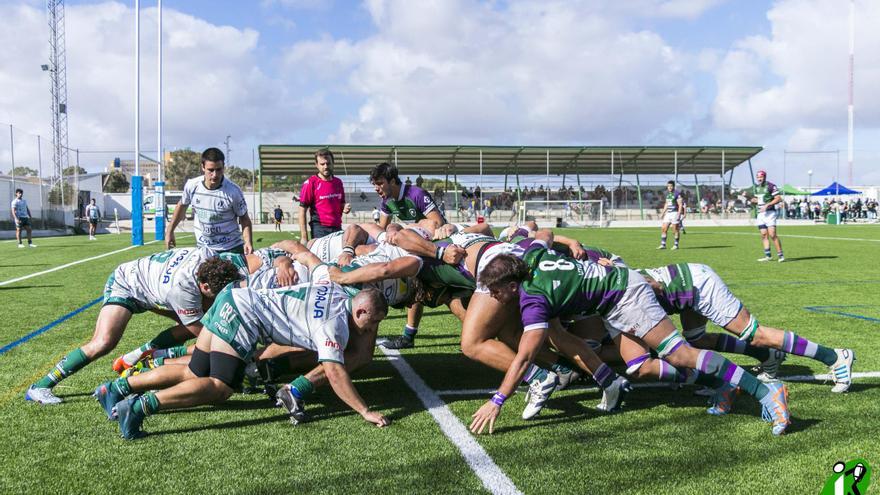 El Club de Rugby Málaga consigue la quinta victoria consecutiva en su visita al Jaén Rugby