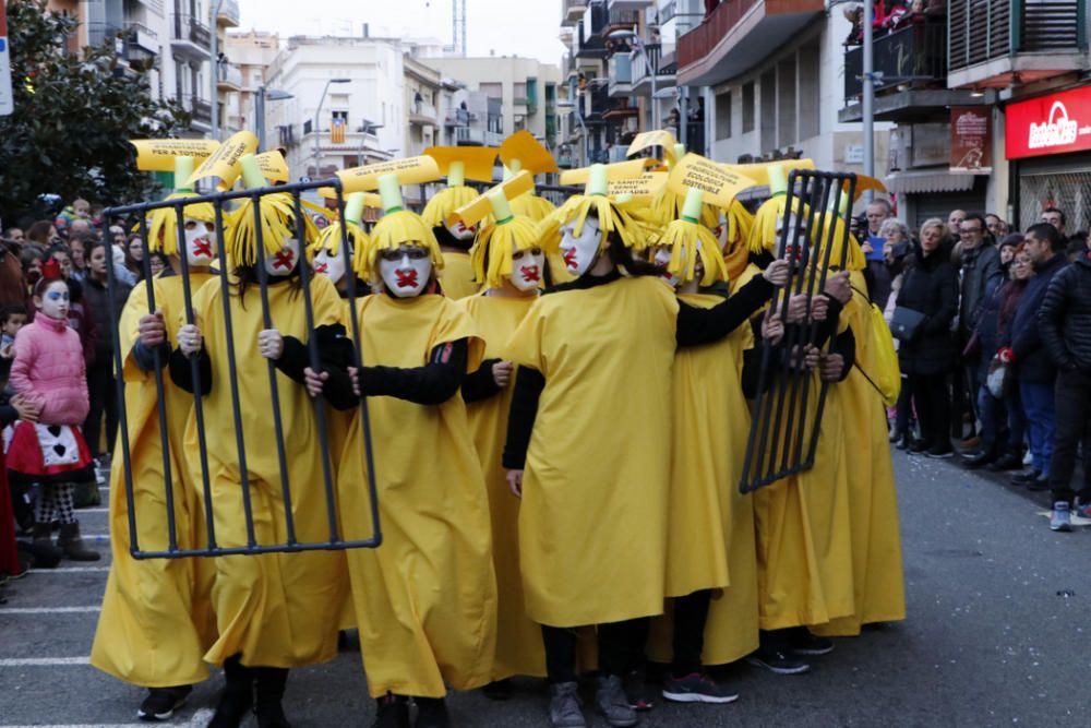 Rua de Carrosses i Comparses que ha tancat el Carnaval de la Costa Brava Sud a Blanes