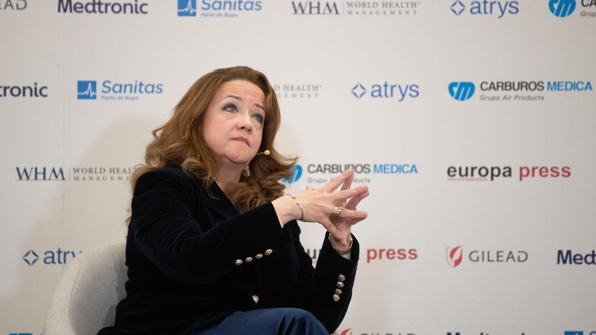 La consejera de Sanidad de la Comunidad de Madrid, Fátima Matute.