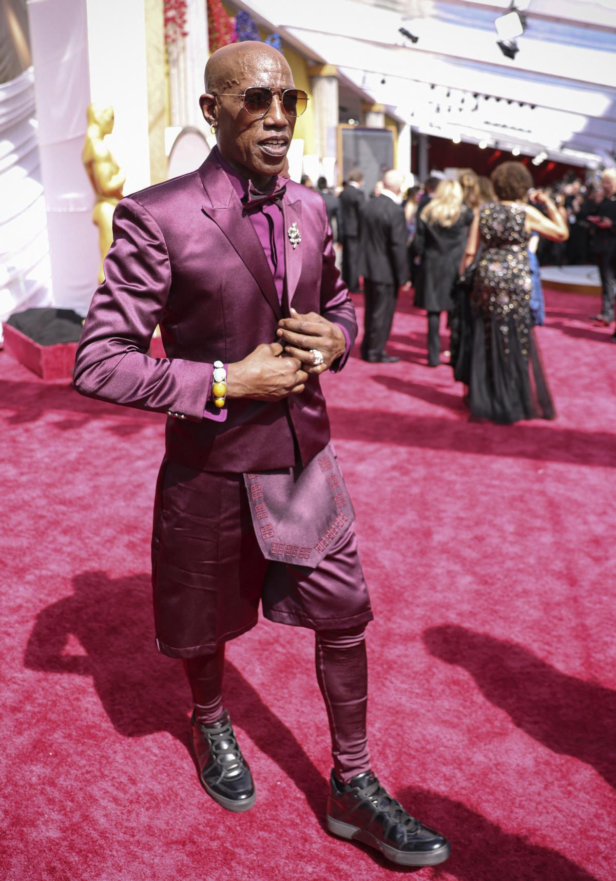 Wesley Snipes, uno de los actores más originales en su elección de vestuario.