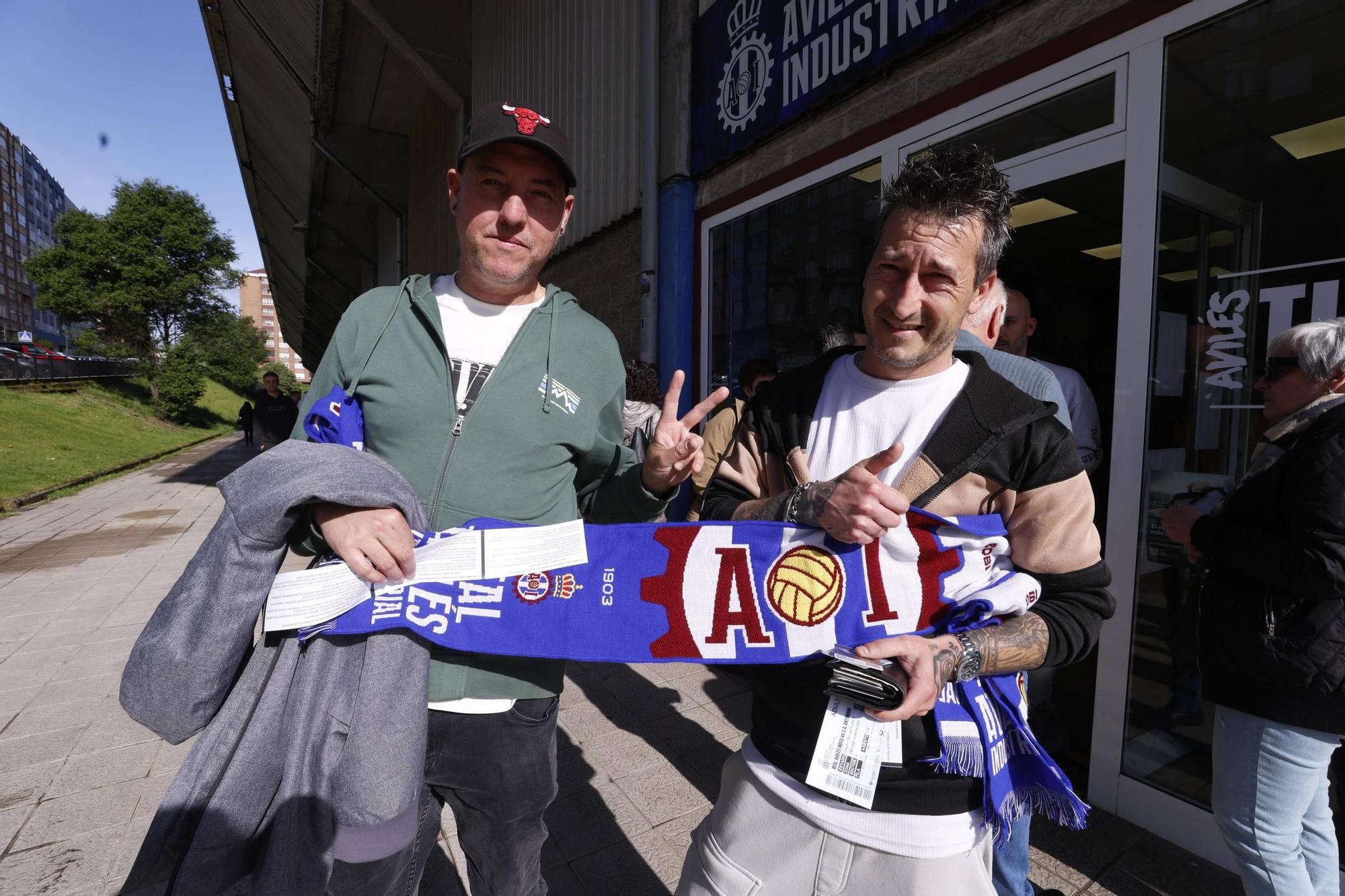 Colas en el Suárez Puerta para el duelo del Avilés frente al Antoniano con el sueño de sueguir adelante en la pelea por el ascenso