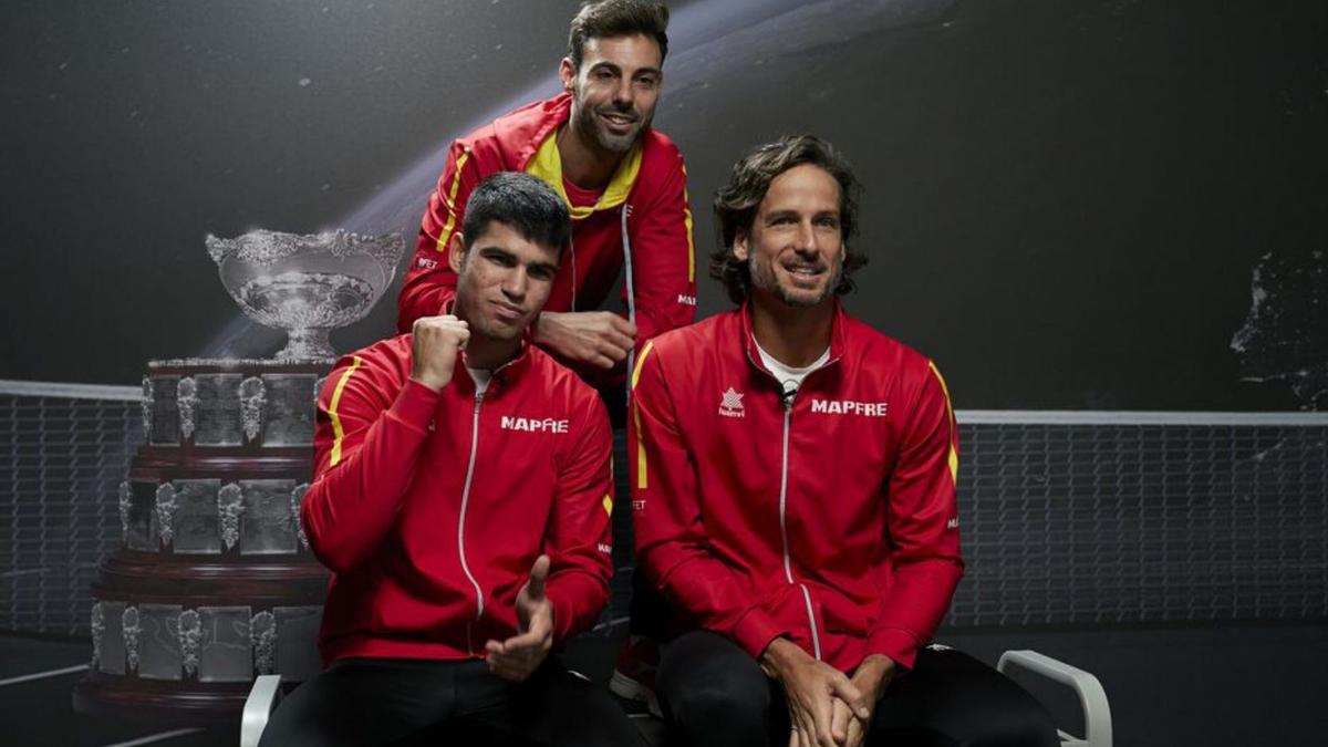 Integrants de l’equip espanyol de Copa Davis.  | @DAVISCUP