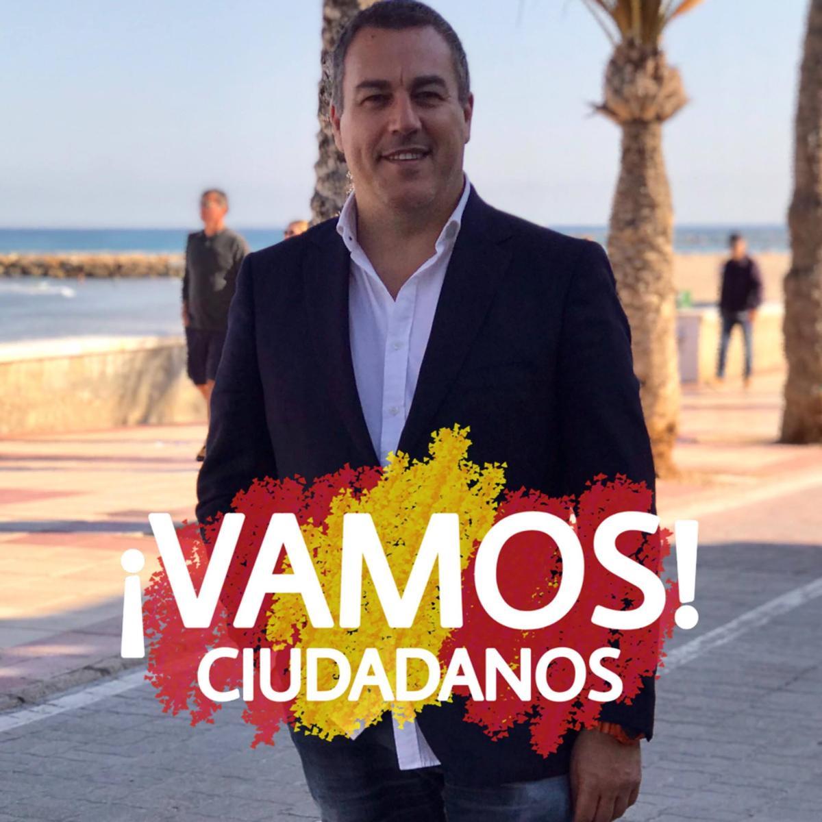 Julio Oca, candidato a la Alcaldía de El Campello por Ciudadanos.