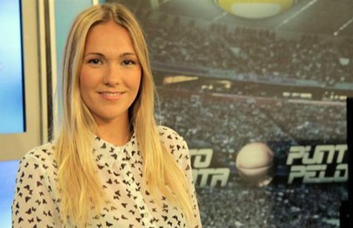 Marta Simonet, a ’Punto pelota’. Marta Simonet, a ’Punto pelota’.