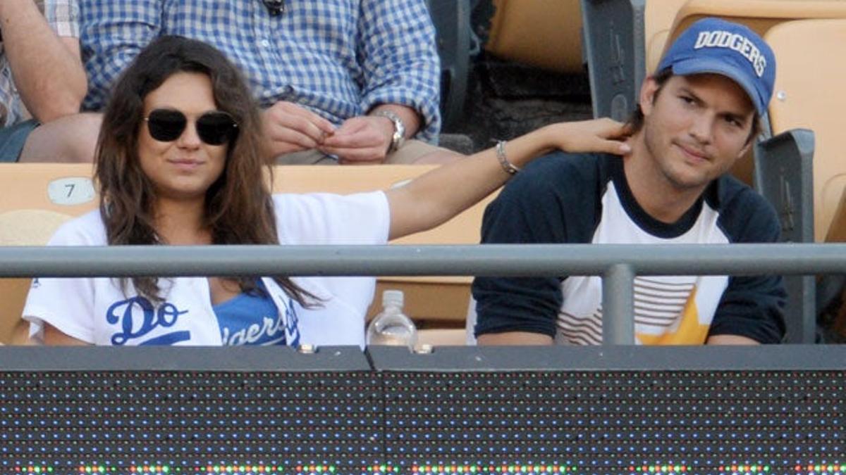Asthon Kutcher y Mila Kunis