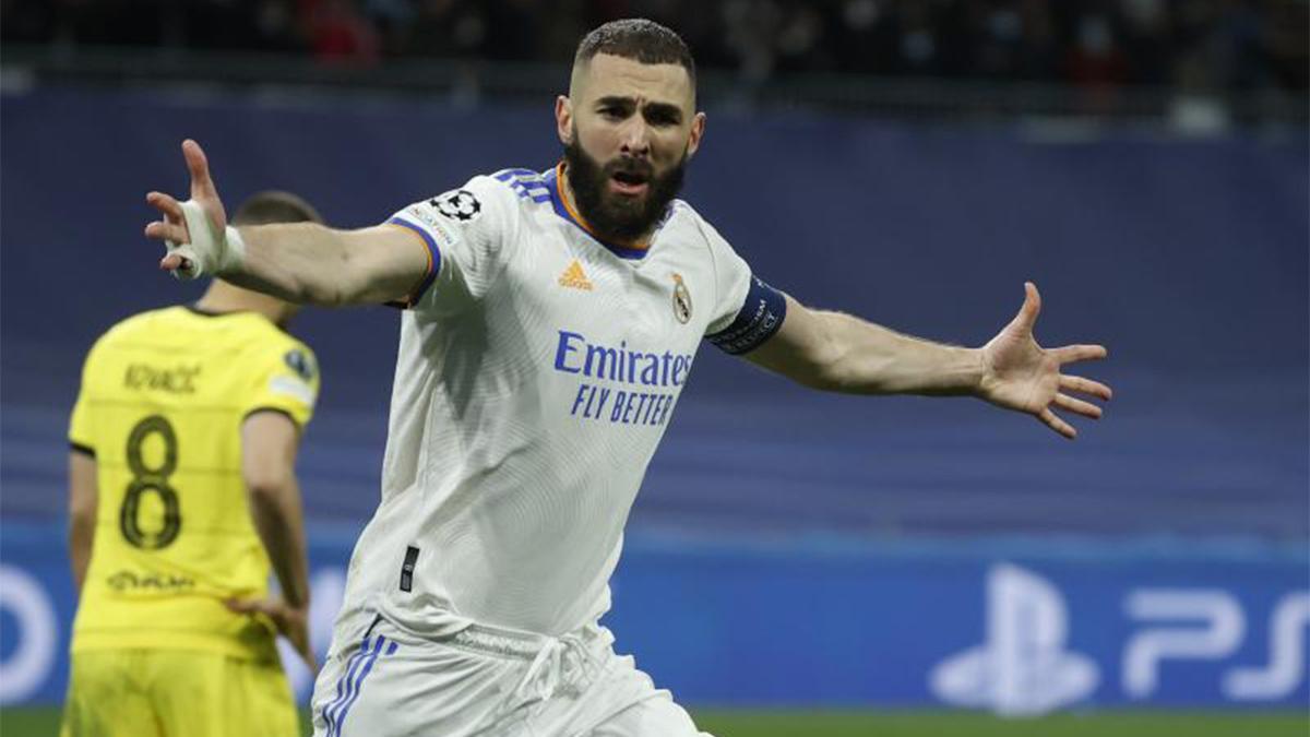 Benzema apareció en la prórroga para marcar ante el Chelsea