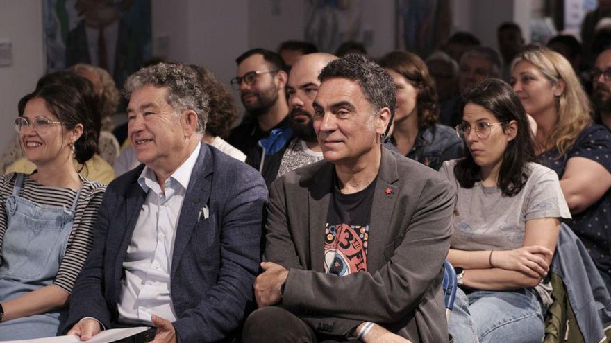 Anabel Gulías, Fernández Lores y Demetrio Gómez, en la presentación del programa