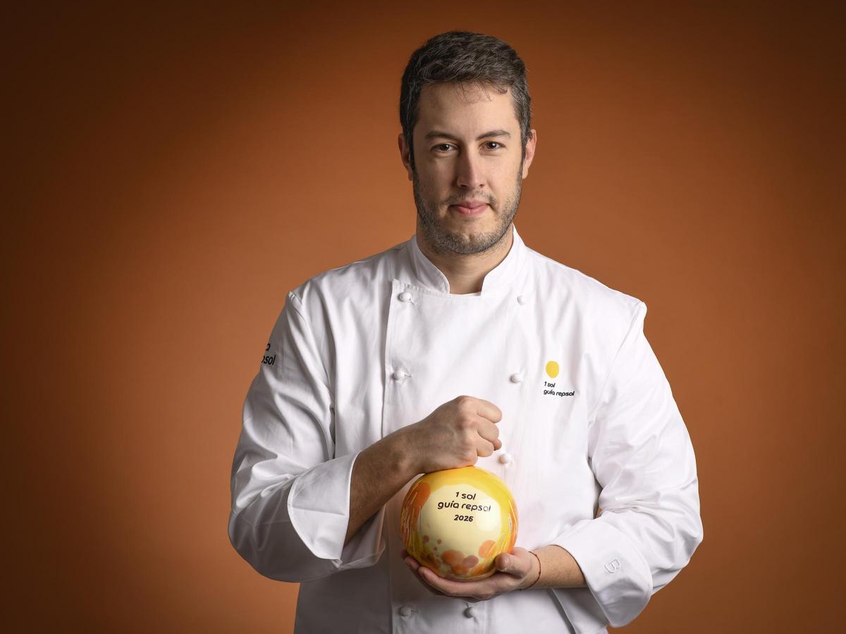 El chef Alejandro Ibáñez ha conseguido su segundo Sol de la Guía Repsol