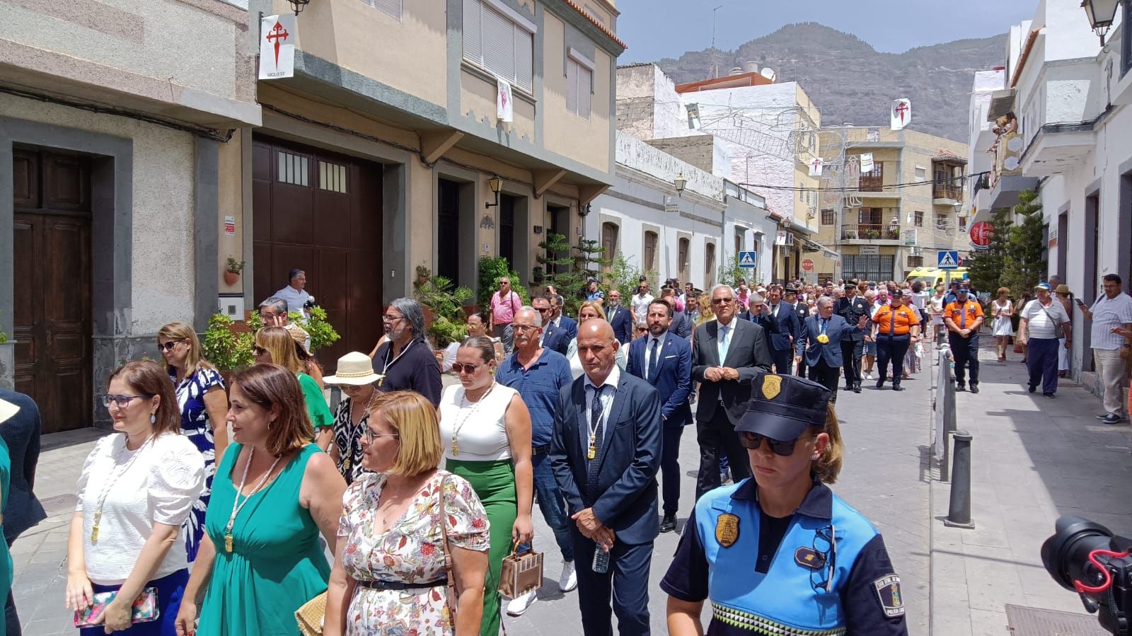 Misa y procesión de Santiago Apóstol en Tunte