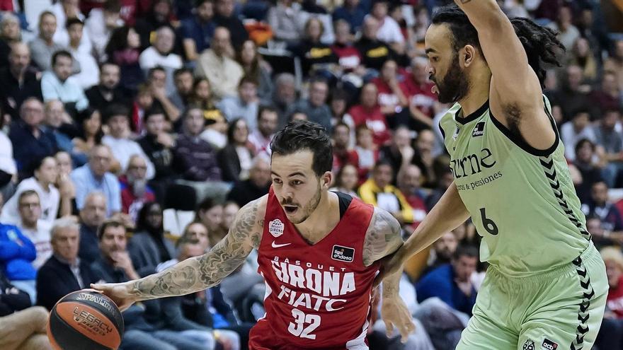 Bàsquet Girona - Bilbao Basket: Fan la feina i estan a un pas de la permanència (81-68)