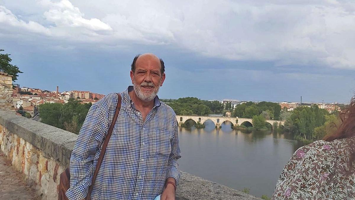 El profesor de bachiller Luis M. Esteban en Zamora.