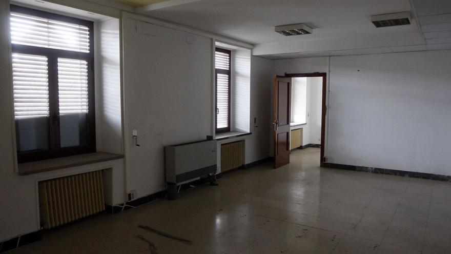 El Centro Goya de la plaza del Pilar se construirá en las dependencias que quedan por utilizar de los antiguos juzgados, propiedad de la DGA. | JAIME GALINDO