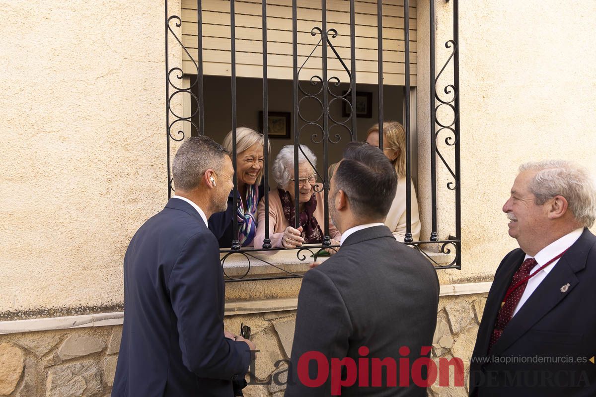 Corporación, Cofradía y Bandos realizan la 'Pedimenta' en Caravaca