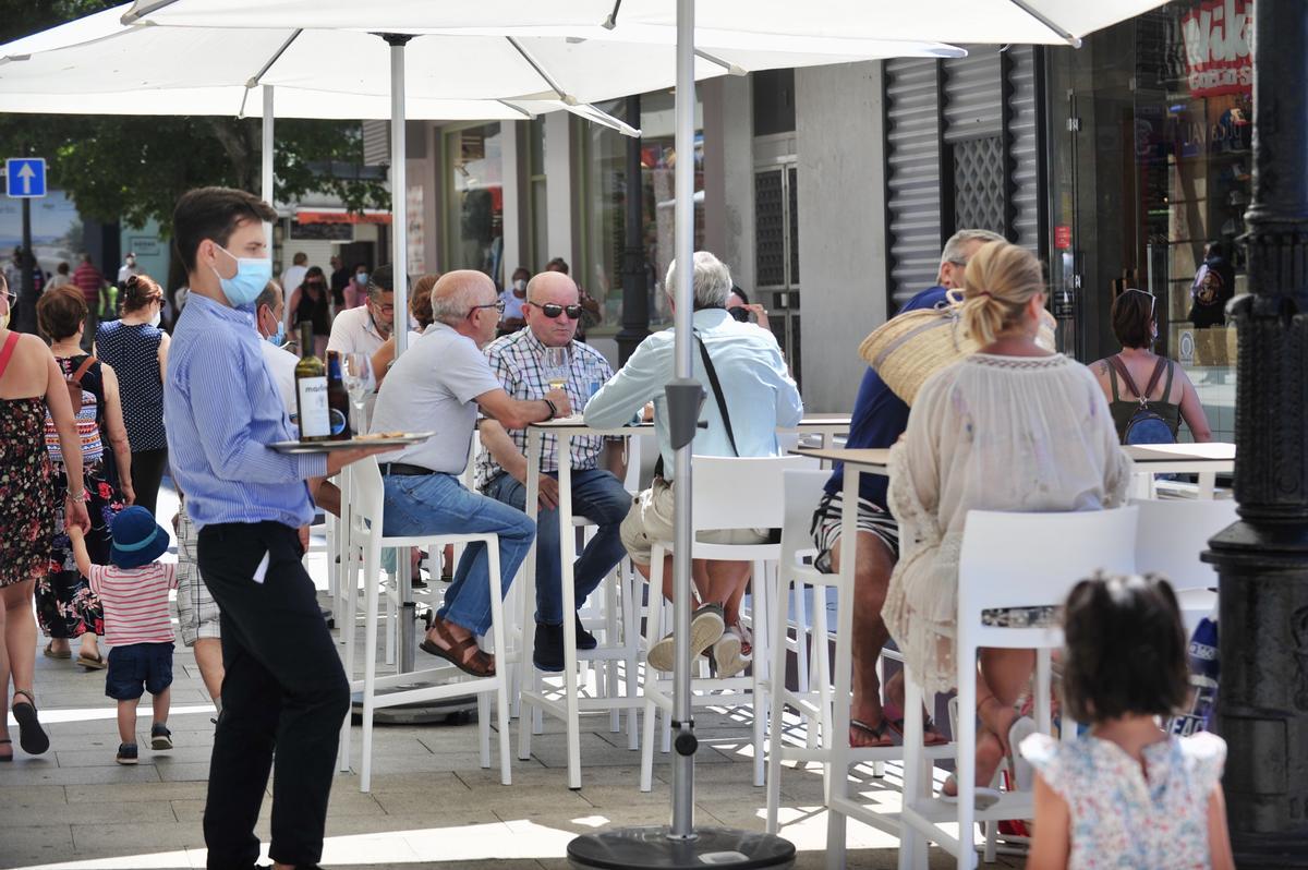 Terrazas en Sanxenxo.