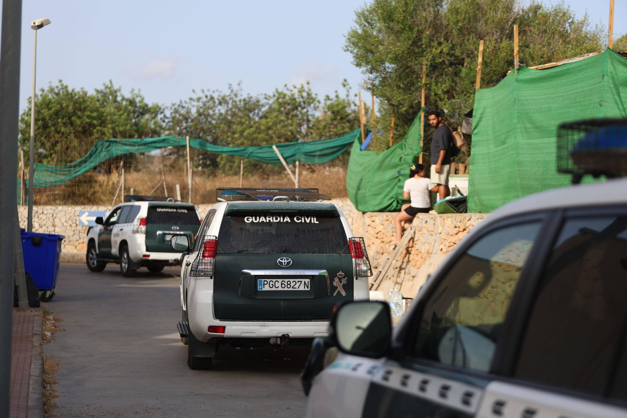 Todas las imágenes del desalojo de Can Rova 2 en Ibiza