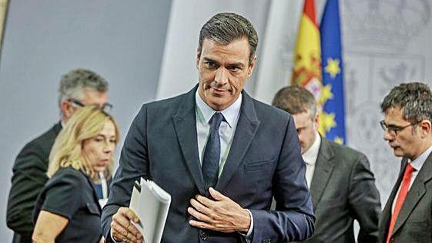 El president del Govern espanyol, Pedro Sánchez