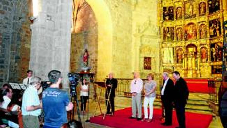San Martín, con el retablo de Morales, se abre a las visitas