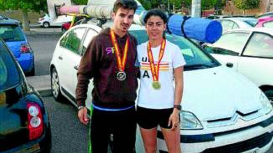 Oro y plata para Caamaño y Blasco en el campeonato universitario