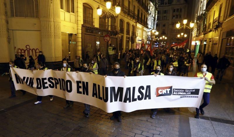 Manifestación de Alumalsa