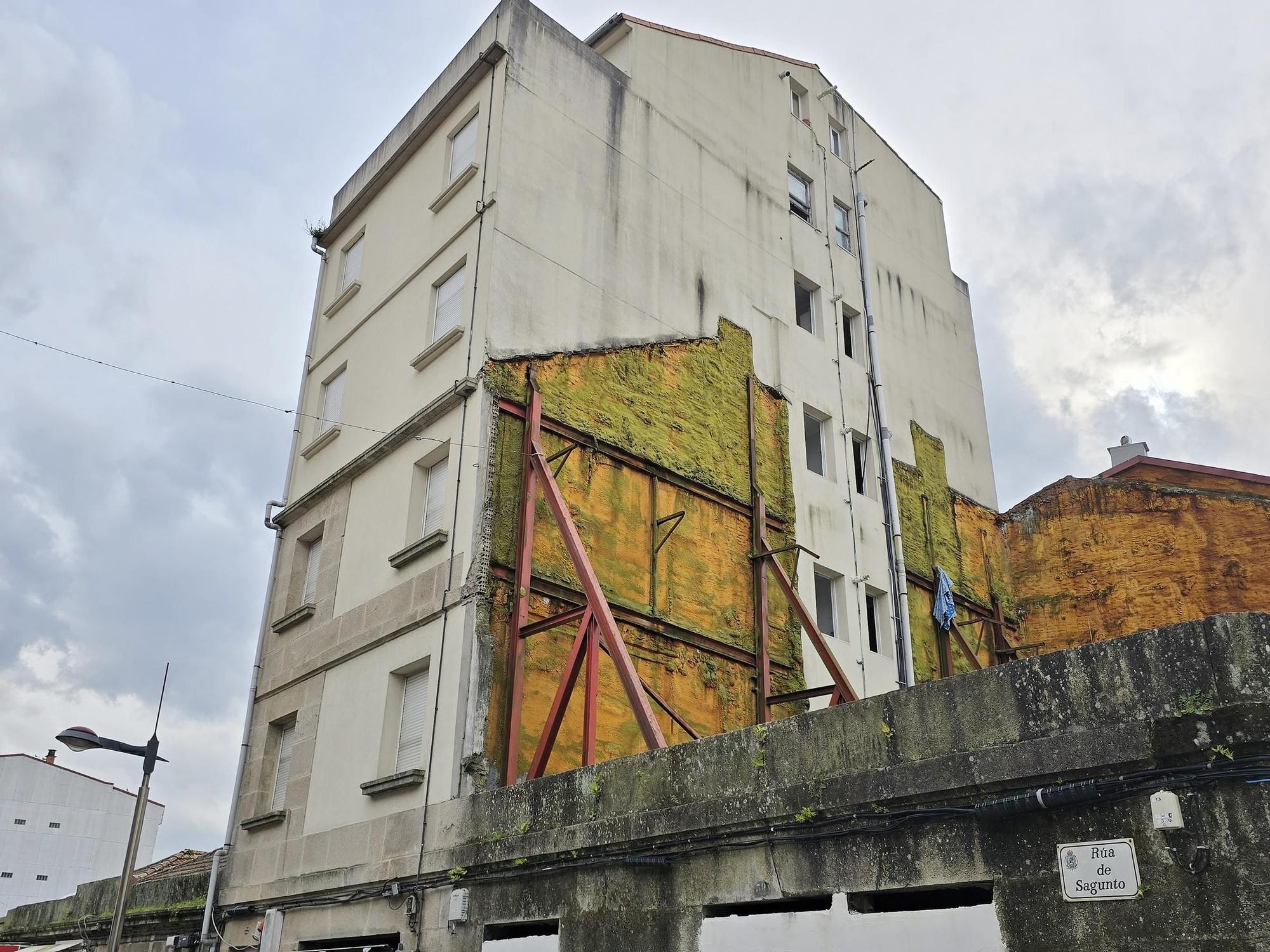 El 'narcoedificio' de Vigo que ha sido desokupado