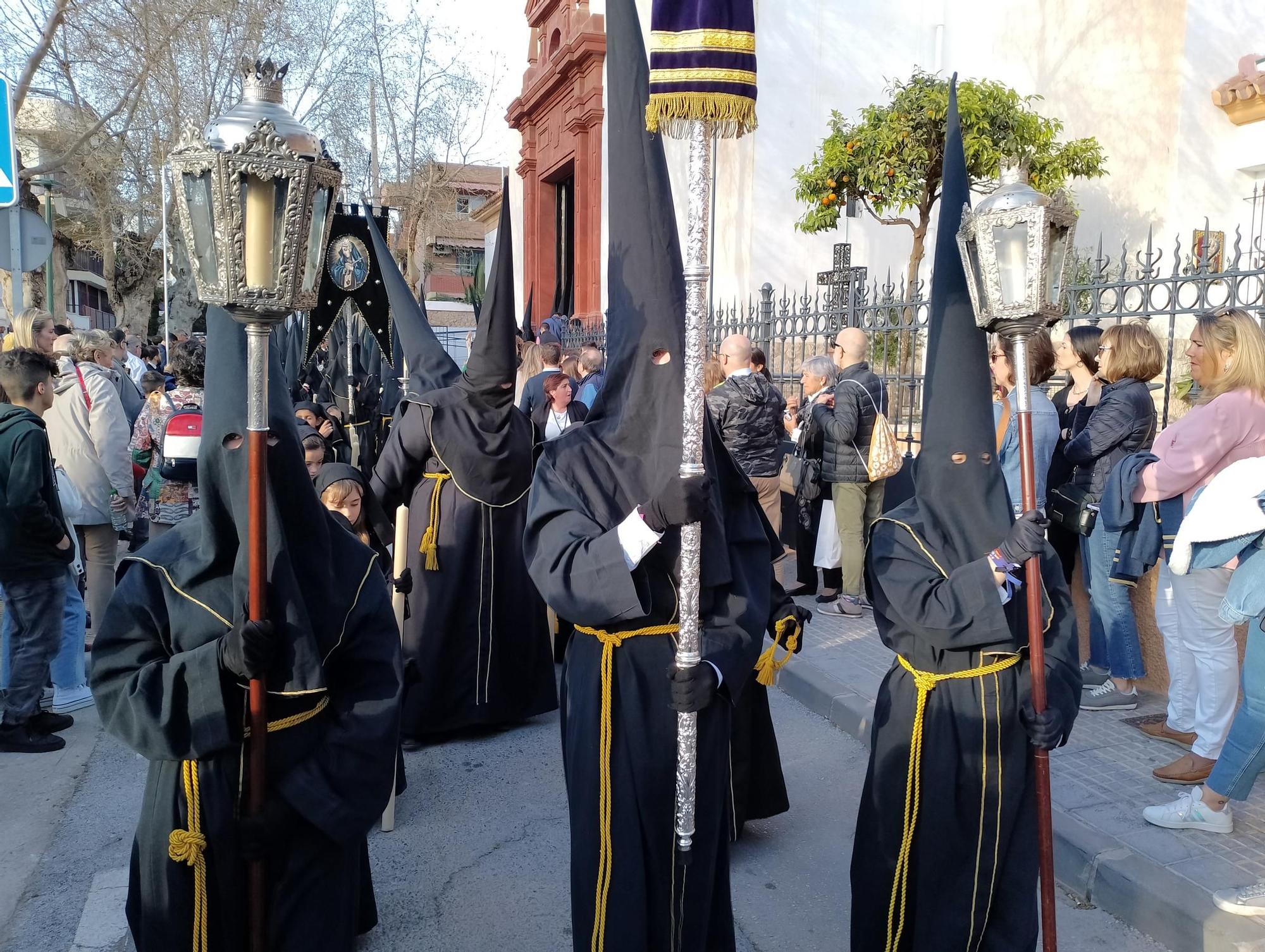 La Virgen del Carmen Doloroso recorre Pedregalejo