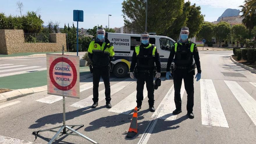 Ocho denuncias en Calp tras identificar a 1.107 personas