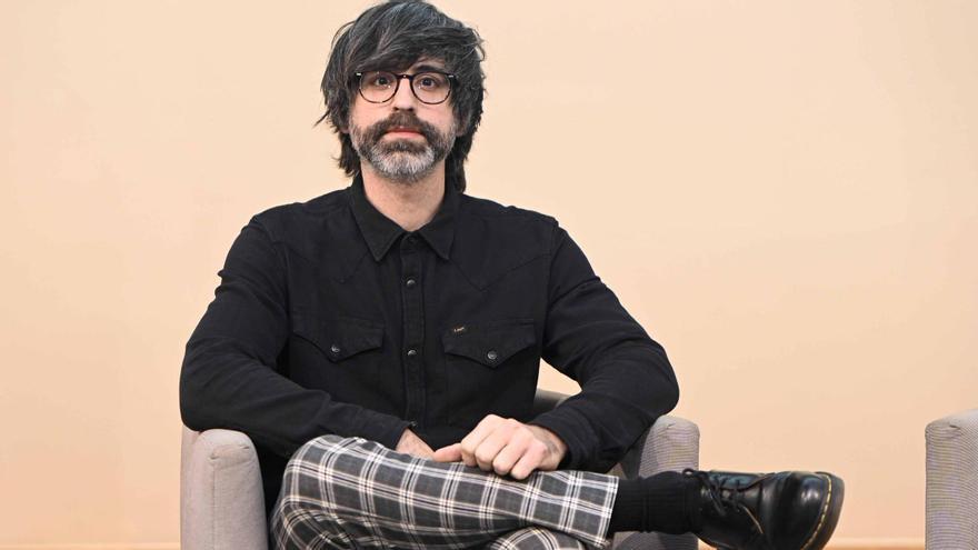 Adrián Díaz, ayer, en el MARCO.