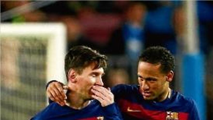 Messi i Neymar, favorits per ser al podi de la Pilota d&#039;Or.