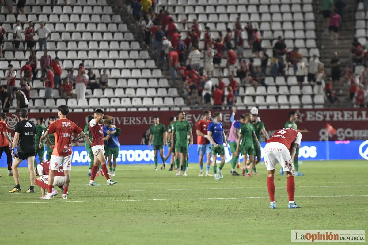 Así fue el encuentro del play off del Real Murcia y el Nástic en la lucha por el ascenso